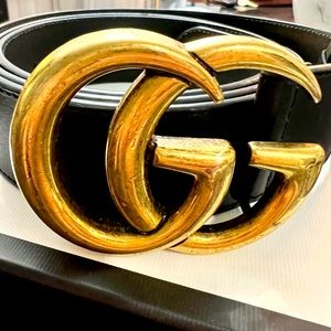 Gucci Marmont Double GG Belt